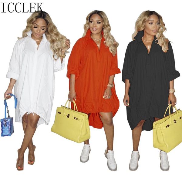 casual dresses icclek wholesale items plus size summer women fashionable v-neck loose big hem skirt single-breasted stretchable dress, Black;gray
casual dresses icclek wholesale items plus size summer women fashionable v-neck loose big hem skirt single-breasted stretchable dress, Black;gray