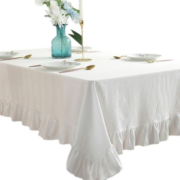 table cloth d0ac rustic vintage flounces ruffle trim tablecloth washable cotton linen rectangular cover for kitchen farmhouse
table cloth d0ac rustic vintage flounces ruffle trim tablecloth washable cotton linen rectangular cover for kitchen farmhouse