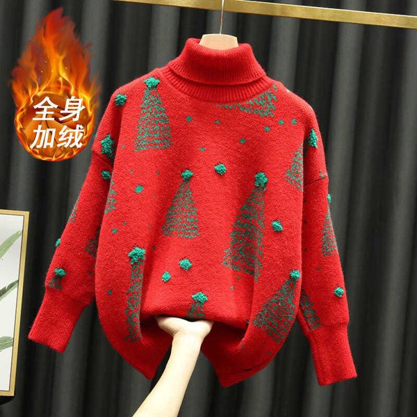 women's sweaters red turtlenecks autumn and winter's back lazy style loose foreign nightgown v8hb, White;black
women's sweaters red turtlenecks autumn and winter's back lazy style loose foreign nightgown v8hb, White;black