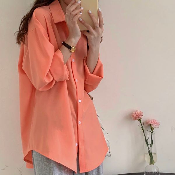 comel4 colors summer blouses loose solid office lady long sleeve femme elegant basic suit shirt woman clothes 210515, White
comel4 colors summer blouses loose solid office lady long sleeve femme elegant basic suit shirt woman clothes 210515, White