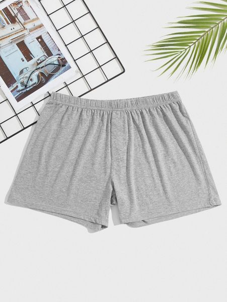 men elastic waist lounge shorts z4m4#, Black;brown