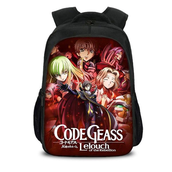 backpack code geass children school bags for teenagers girls boys waterproof kid large nylon mochilas escola
backpack code geass children school bags for teenagers girls boys waterproof kid large nylon mochilas escola