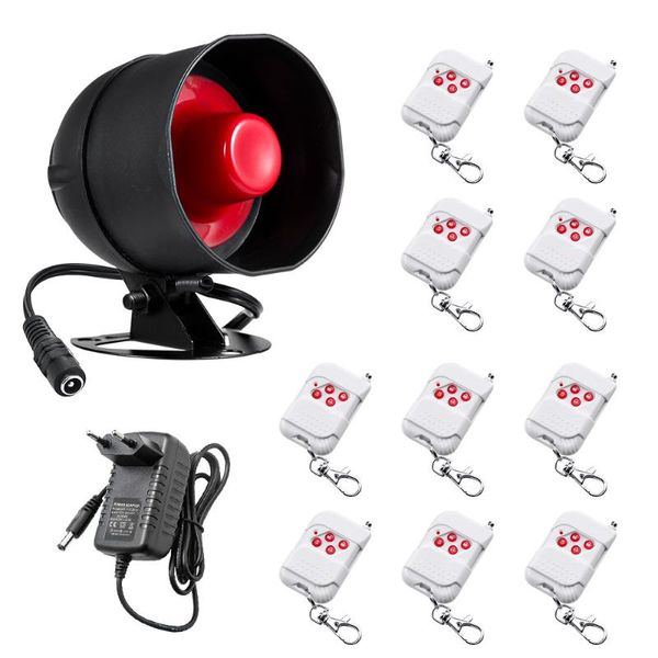 

alarm systems kerui upgraded standalone wireless home security system kit siren horn with motion detector diy 110db burglar