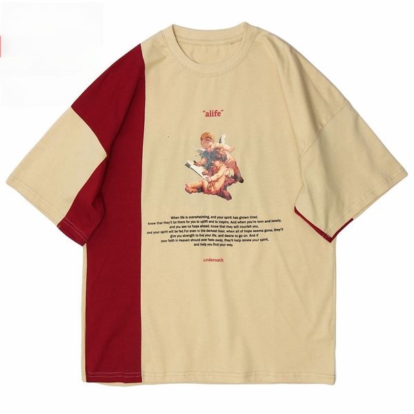 men's t-shirts hip hop angel t shirts men summer streetwear babies printed half harajuku cotton short sleeve tees oversized hk6o, White;black
men's t-shirts hip hop angel t shirts men summer streetwear babies printed half harajuku cotton short sleeve tees oversized hk6o, White;black
