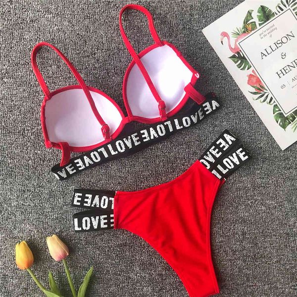 new red bla brazilian bikini set womens underwire push up swimsuit swimwear women 2021 letter print bathing suit beachwearby a
new red bla brazilian bikini set womens underwire push up swimsuit swimwear women 2021 letter print bathing suit beachwearby a