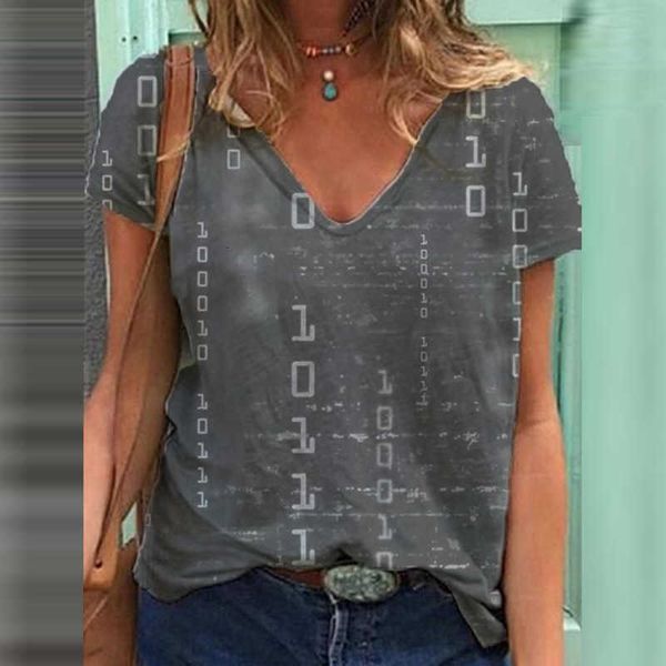 women's blouses & shirts fashion summer v-neck blusa vintage digital letter printed women casual short sleeve blous 1xgx, White
women's blouses & shirts fashion summer v-neck blusa vintage digital letter printed women casual short sleeve blous 1xgx, White
