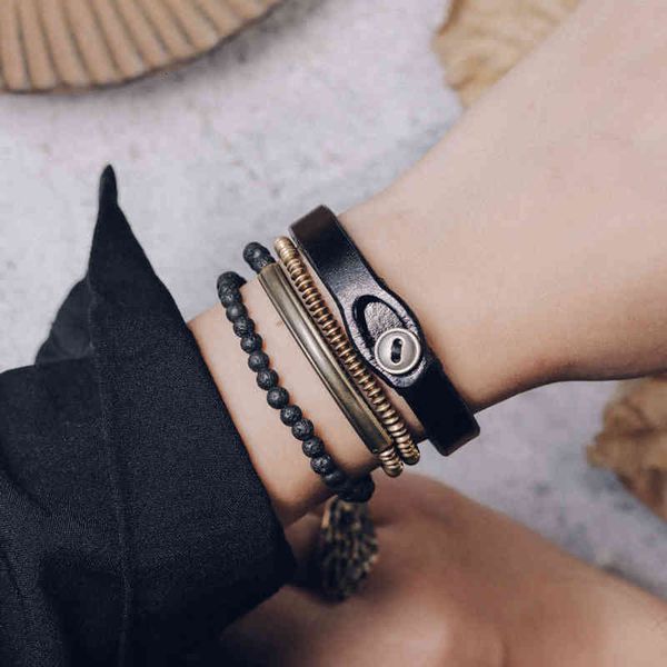 flower design multi-layer hand string women's leather bracelet men's fashion couple simple personalized decoration, Golden;silver
flower design multi-layer hand string women's leather bracelet men's fashion couple simple personalized decoration, Golden;silver
