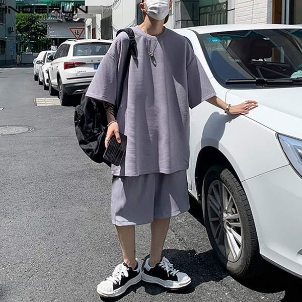 men's tracksuits incerun fashionable middle sleeve shorts leisure sports loose short two-piece sets s-5xl, Gray
men's tracksuits incerun fashionable middle sleeve shorts leisure sports loose short two-piece sets s-5xl, Gray