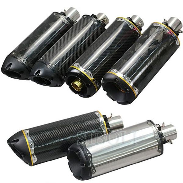 motorcycle exhaust system 51mm muffler cnc aluminium alloy carbon fiber pipe escape moto
motorcycle exhaust system 51mm muffler cnc aluminium alloy carbon fiber pipe escape moto