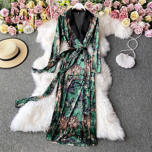 casual dresses elegant dress autumn winter temperament printed velvet suit collar fashion notched collect waist vestidos, Black;gray
casual dresses elegant dress autumn winter temperament printed velvet suit collar fashion notched collect waist vestidos, Black;gray