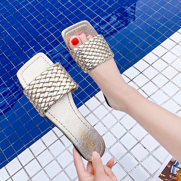 slippers open toe weave flat for women casual leather indoor outdoor slides woman comfort soft sole beach flip flops, Black
slippers open toe weave flat for women casual leather indoor outdoor slides woman comfort soft sole beach flip flops, Black