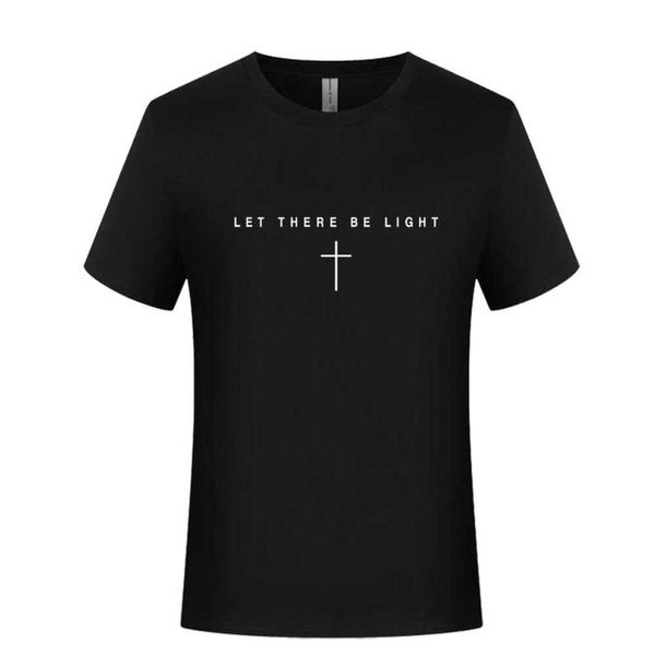 men's t-shirts let there be light essential t-shirt clothing jesus cross shirts femme christians tee tshirts homme camisetas, White;black
men's t-shirts let there be light essential t-shirt clothing jesus cross shirts femme christians tee tshirts homme camisetas, White;black