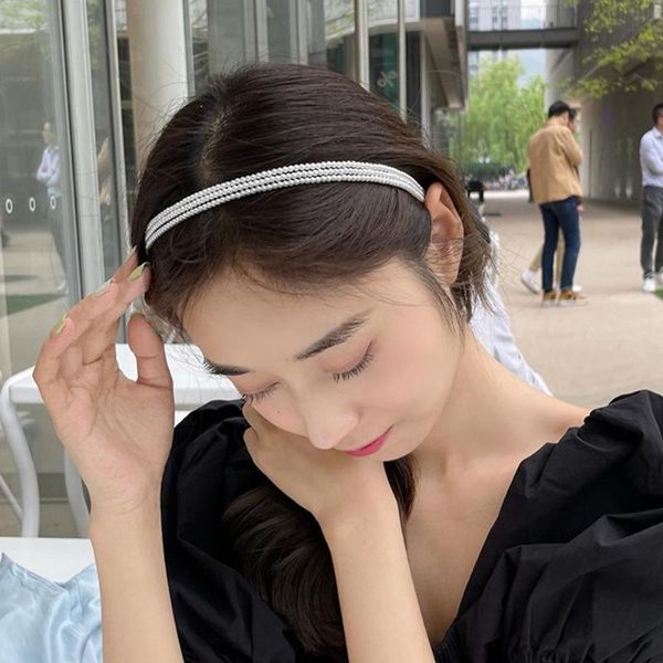 hair accessories women full pearls simple bands sweet headband hoops holder, Slivery;white
hair accessories women full pearls simple bands sweet headband hoops holder, Slivery;white
