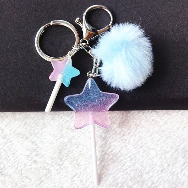 keychains 1pc cute women keychain fasion star lollipop multicolor flatback rresin charms handbag keyring with tassel, Silver
keychains 1pc cute women keychain fasion star lollipop multicolor flatback rresin charms handbag keyring with tassel, Silver