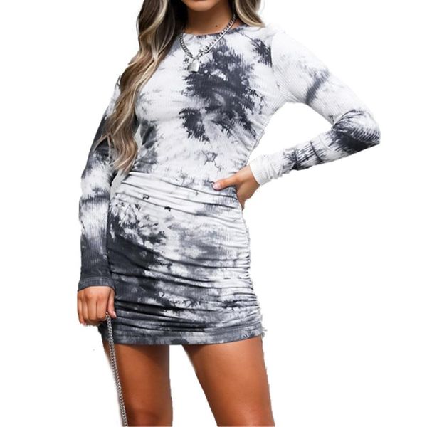 fashion women tie dye print lace up bandage bodycon dress ladies long sleeve pencil wrap mini autumn short casual dresses, Black;gray
fashion women tie dye print lace up bandage bodycon dress ladies long sleeve pencil wrap mini autumn short casual dresses, Black;gray