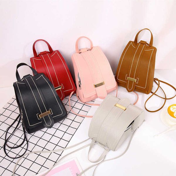 designer luxury bag design summer new diagonal hand girl thick line shoulder student small backpack fashion women's leather handbag, Red;black
designer luxury bag design summer new diagonal hand girl thick line shoulder student small backpack fashion women's leather handbag, Red;black