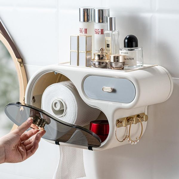 toilet paper holders multifunctional holder rack roll storage box bathroom accessories waterproof wall-mounted tissue
toilet paper holders multifunctional holder rack roll storage box bathroom accessories waterproof wall-mounted tissue