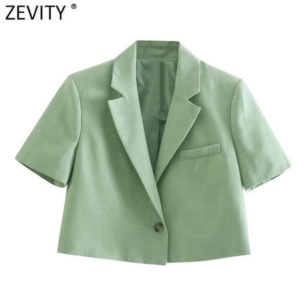 zevity women vintage notched collar solid color short slim blazer coat female one button outerwear chic crop ct716 211019, White;black
zevity women vintage notched collar solid color short slim blazer coat female one button outerwear chic crop ct716 211019, White;black