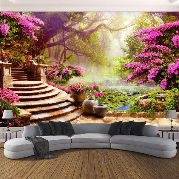 wallpapers custom forest flowers landscape po wallpaper for walls 3d living room cafe background decor large mural wall cloth
wallpapers custom forest flowers landscape po wallpaper for walls 3d living room cafe background decor large mural wall cloth