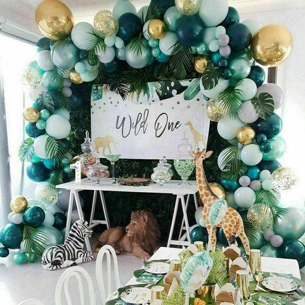 167pc jungle safari theme party plies green balloons garland arch kit birthday baby shower forest party christmas decorations
167pc jungle safari theme party plies green balloons garland arch kit birthday baby shower forest party christmas decorations