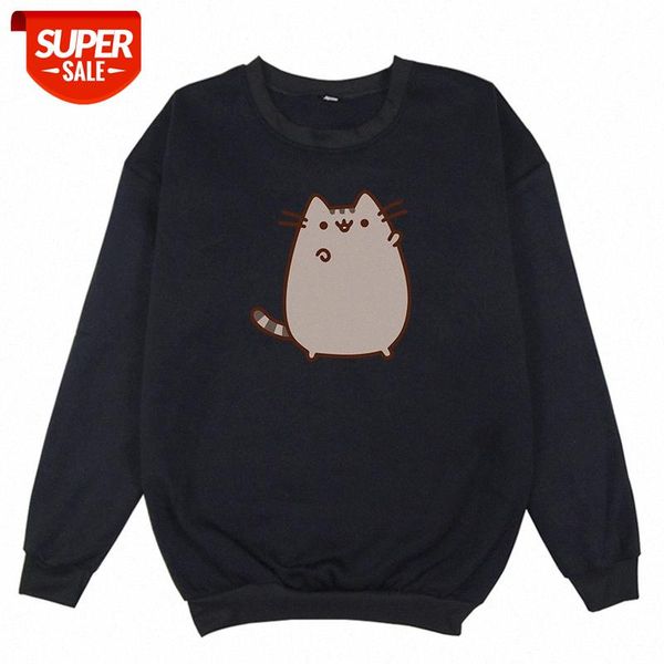 cat pattern sweater plus velvet coat round neck long sleeve loose #ne99, Black
cat pattern sweater plus velvet coat round neck long sleeve loose #ne99, Black