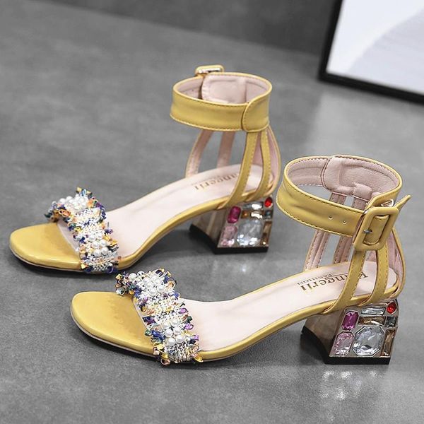 women's summer rhinestone high heel shoes buckle strap sandals 2021 women pumps fashion bling ladies open toe party s296, Black
women's summer rhinestone high heel shoes buckle strap sandals 2021 women pumps fashion bling ladies open toe party s296, Black