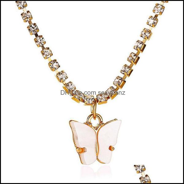 pendant necklaces & pendants jewelry 1pc fashion butterfly rhinestone decor necklace creative charm alloy aessories for women drop delivery, Silver
pendant necklaces & pendants jewelry 1pc fashion butterfly rhinestone decor necklace creative charm alloy aessories for women drop delivery, Silver