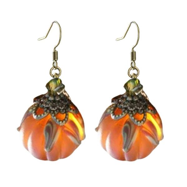 dangle & chandelier halloween rhinestone pumpkin earrings for women girls full hook party fashion jewelry, Silver 
dangle & chandelier halloween rhinestone pumpkin earrings for women girls full hook party fashion jewelry, Silver