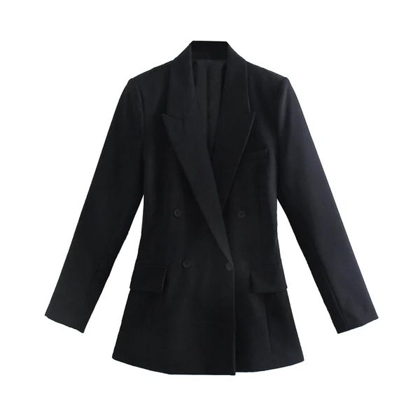 women za black classic blazer casual office lady high street outwear casual jacket pocket decoration coats 210521, White;black
women za black classic blazer casual office lady high street outwear casual jacket pocket decoration coats 210521, White;black