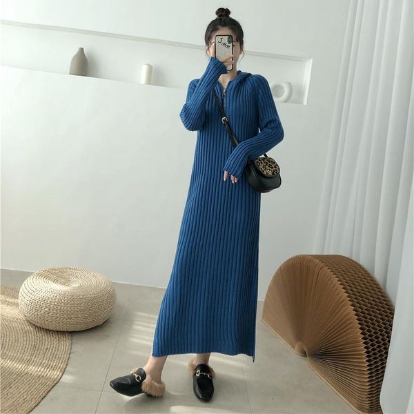 casual dresses wavsiyier thick knitted korean style knitwear 2021 woman winter autumn pollover jumper warm sweater dress women, Black;gray
casual dresses wavsiyier thick knitted korean style knitwear 2021 woman winter autumn pollover jumper warm sweater dress women, Black;gray