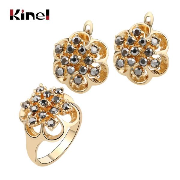 earrings & necklace kinel gray crystal wedding jewelry sets color gold rings and for women fashion flower christmas gifts, Silver
earrings & necklace kinel gray crystal wedding jewelry sets color gold rings and for women fashion flower christmas gifts, Silver