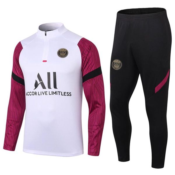 gym clothing european french football club men's training wear long sleeve breathable sportswear (jacket + pants) neymar mbappé4652, White;black
gym clothing european french football club men's training wear long sleeve breathable sportswear (jacket + pants) neymar mbappé4652, White;black