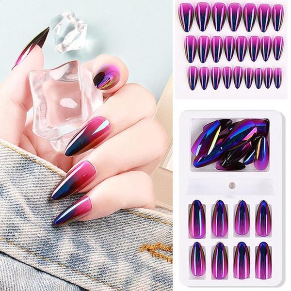 false nails 24pcs fashion detachable stiletto wearable gradient fake full cover nail tips diy manicure art tools, Red;gold
false nails 24pcs fashion detachable stiletto wearable gradient fake full cover nail tips diy manicure art tools, Red;gold