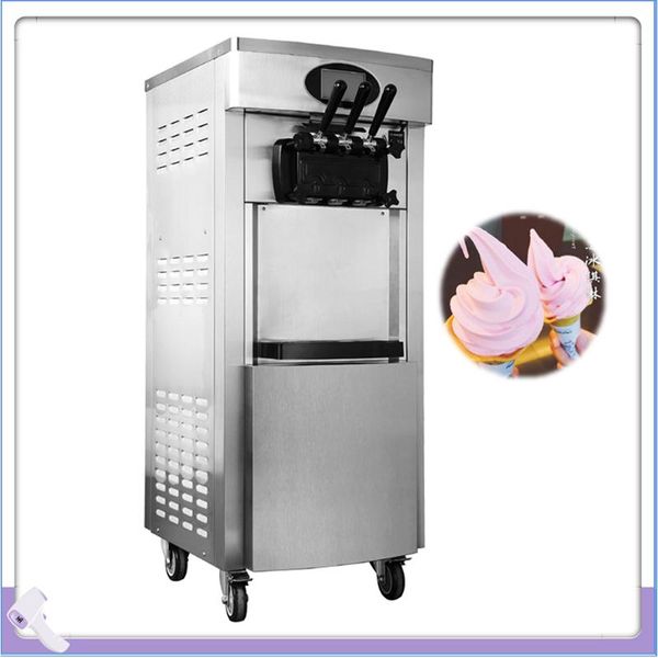 soft ice cream machine vertical 3 flavors commercial with english operating system stainless steel making 
soft ice cream machine vertical 3 flavors commercial with english operating system stainless steel making