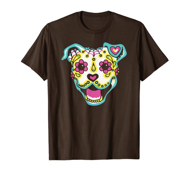 Sugar Skull Pitbull Calavera Day Of The Dead Holiday Gift T-Shirt, Mainly pictures
Sugar Skull Pitbull Calavera Day Of The Dead Holiday Gift T-Shirt, Mainly pictures