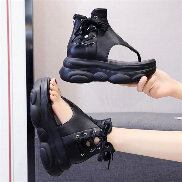 seller women sandals toe clip rome women's anti-slip selling wedges summer thick bottom shoes size 35-39, Black
seller women sandals toe clip rome women's anti-slip selling wedges summer thick bottom shoes size 35-39, Black