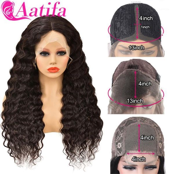 transparent lace front wigs 13x4 t part peruvian remy hair deep wave human pre-plucked with baby aatifa wig1, Black;brown
transparent lace front wigs 13x4 t part peruvian remy hair deep wave human pre-plucked with baby aatifa wig1, Black;brown