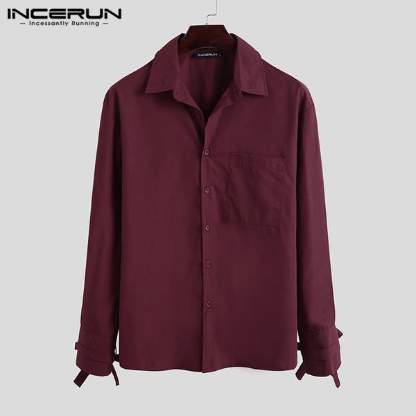 korean style men shirts incerun long sleeve turn down collar blouse fashion solid color buttons camisa loose ribbon s-5xl men's casual, White;black
korean style men shirts incerun long sleeve turn down collar blouse fashion solid color buttons camisa loose ribbon s-5xl men's casual, White;black