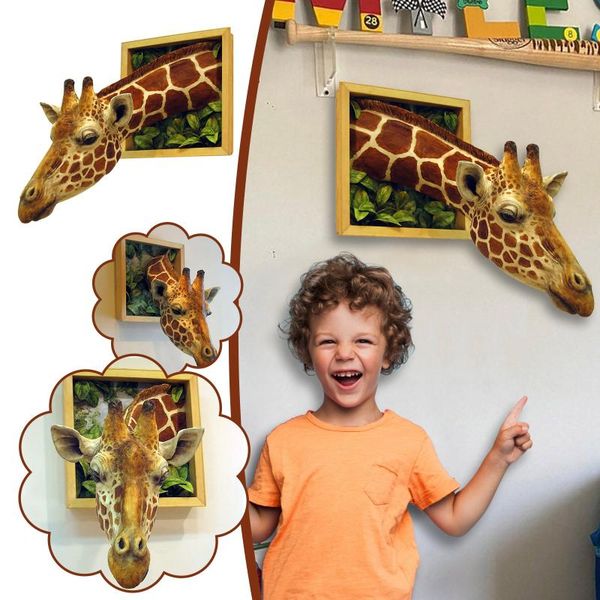 decorative objects & figurines 3d wall mounted giraffe sculpture art life-like bursting bust sculptures decoration
decorative objects & figurines 3d wall mounted giraffe sculpture art life-like bursting bust sculptures decoration