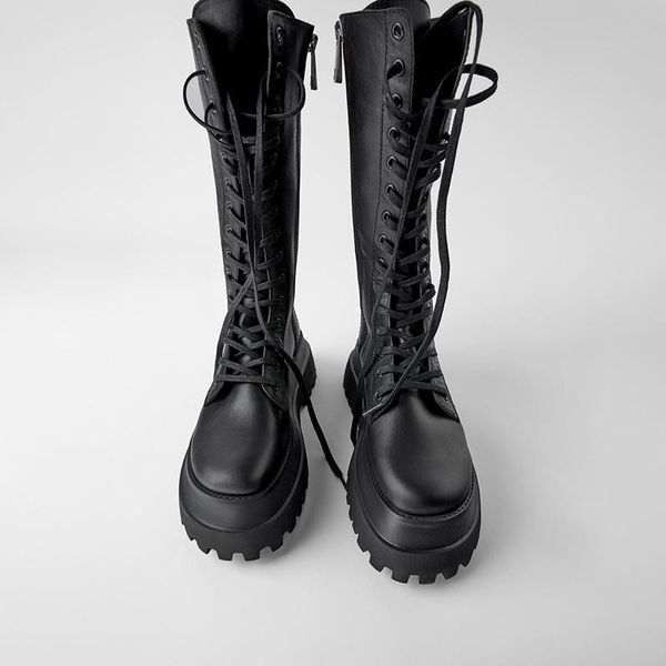 boots warm fur winter women knee high leather shoes chunky thick sole side zipper long fashion platform woman, Black
boots warm fur winter women knee high leather shoes chunky thick sole side zipper long fashion platform woman, Black