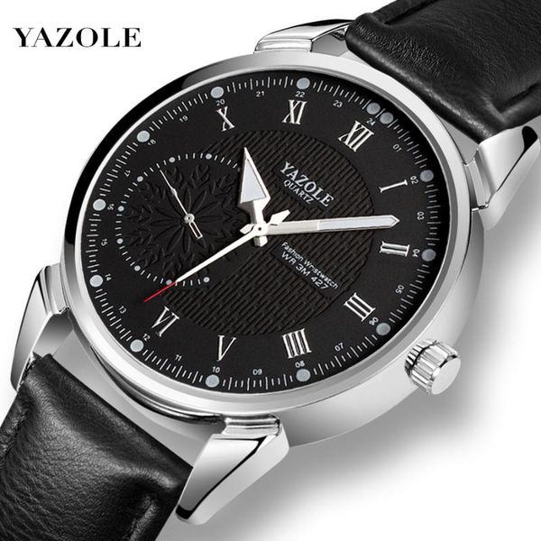 wristwatches yazole men quartz watch man business watches rome scale male for chronograph leather strap relogio masculino, Slivery;brown
wristwatches yazole men quartz watch man business watches rome scale male for chronograph leather strap relogio masculino, Slivery;brown