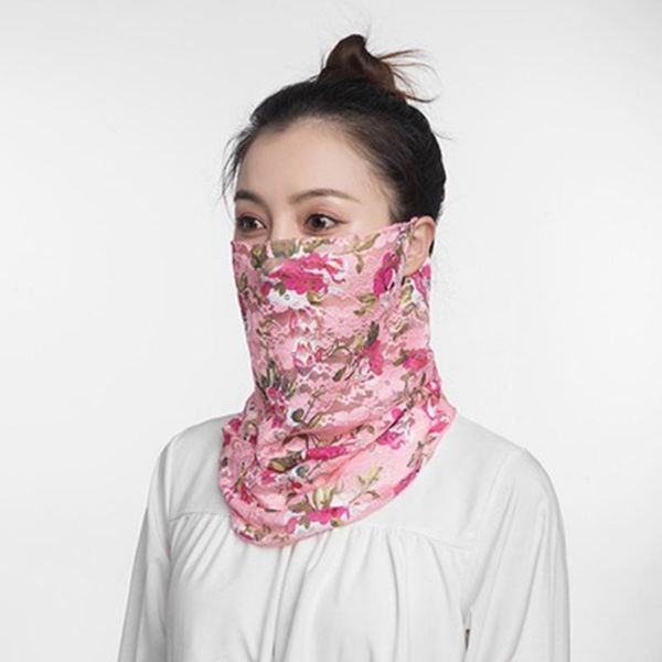 scarves women lace hollow face cover mask sun protection sneck scarf summer breathable mesh headband multicolor decoration veil, Blue;gray 
scarves women lace hollow face cover mask sun protection sneck scarf summer breathable mesh headband multicolor decoration veil, Blue;gray