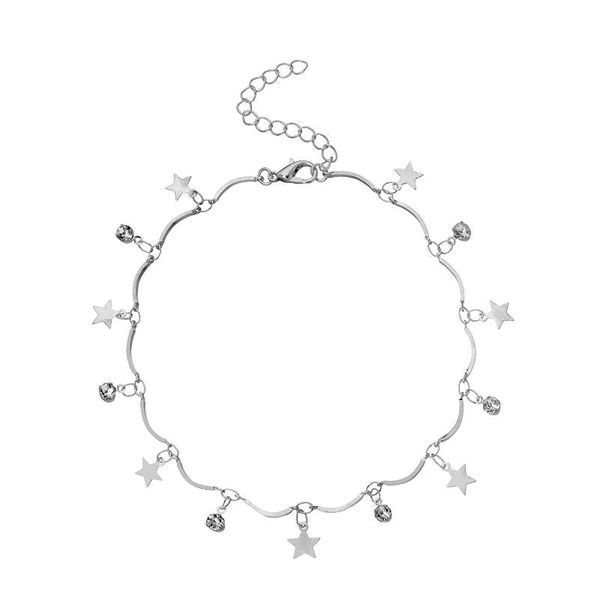 anklets trendy foot jewelry ladies beach five-pointed star anklet for women with round alloy arrow gift, Red;blue
anklets trendy foot jewelry ladies beach five-pointed star anklet for women with round alloy arrow gift, Red;blue