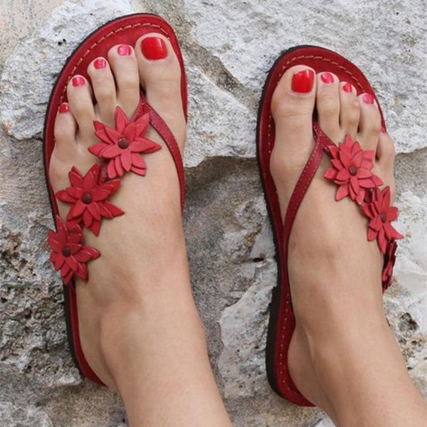 charm2021 large flat bottom red flip flop flower beach casual outdoor women's sandal d165 slippers, Black
charm2021 large flat bottom red flip flop flower beach casual outdoor women's sandal d165 slippers, Black