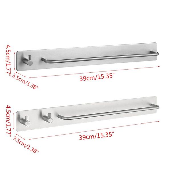 towel racks self-adhesive brushed finish stainless steel bar rack holder with hooks l5ye
towel racks self-adhesive brushed finish stainless steel bar rack holder with hooks l5ye