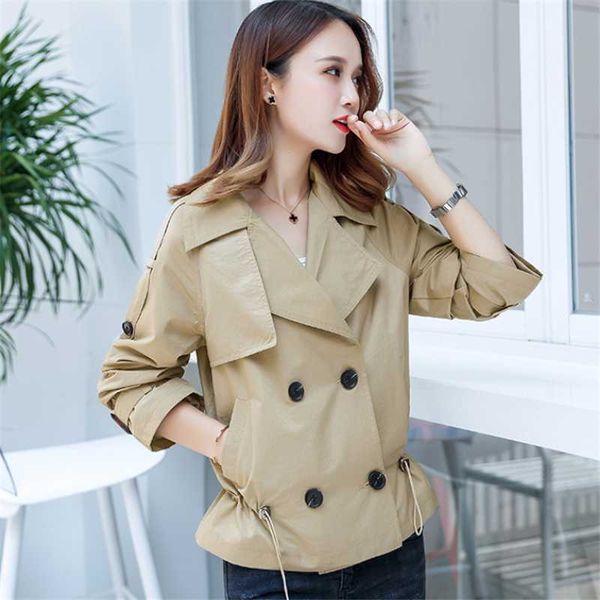 women's jackets small coat female spring and autumn fashion casual jacket 2021 women all-match short ladies windbreaker slim, Black;brown
women's jackets small coat female spring and autumn fashion casual jacket 2021 women all-match short ladies windbreaker slim, Black;brown