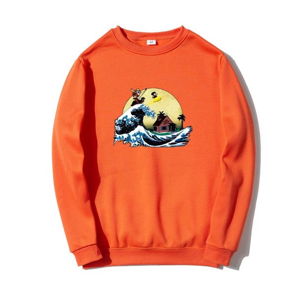 men's hoodies & sweatshirts wave orange men women japanese streetwear harajuku pullover long sleeve crewneck without cap hoodie, Black
men's hoodies & sweatshirts wave orange men women japanese streetwear harajuku pullover long sleeve crewneck without cap hoodie, Black