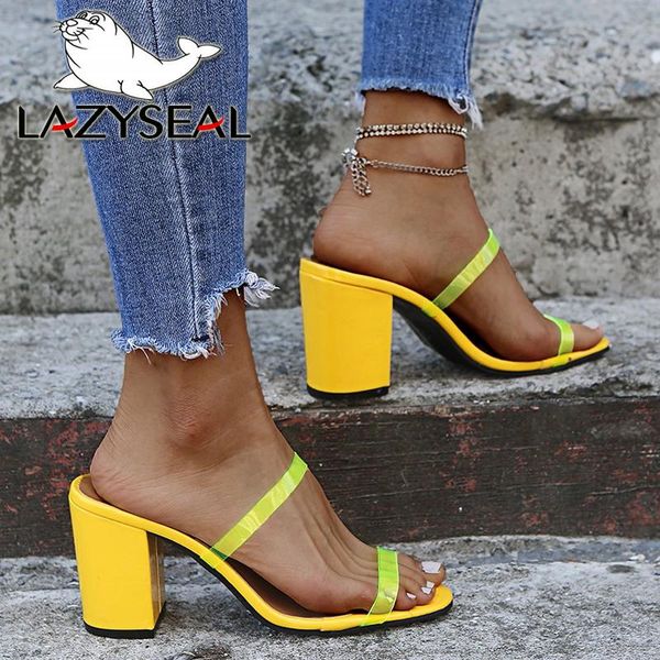lazyseal 2021 yellow summer slides women 8cm high square heels slippers for ladies flip flops snake pattern shoes, Black
lazyseal 2021 yellow summer slides women 8cm high square heels slippers for ladies flip flops snake pattern shoes, Black