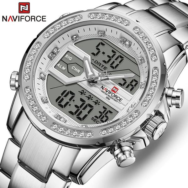wristwatches naviforce waterproof mens watch brand men chronograph quartz watches military sports male clock relogio masculino, Slivery;brown
wristwatches naviforce waterproof mens watch brand men chronograph quartz watches military sports male clock relogio masculino, Slivery;brown
