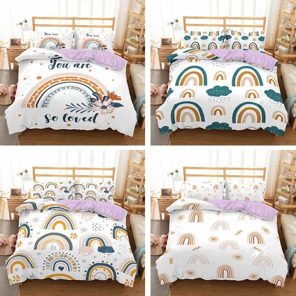rainbow 3d plant bedding sets white quilt covers cartoon duvet cover bedroom single twin king full home textile soft pillowcase
rainbow 3d plant bedding sets white quilt covers cartoon duvet cover bedroom single twin king full home textile soft pillowcase